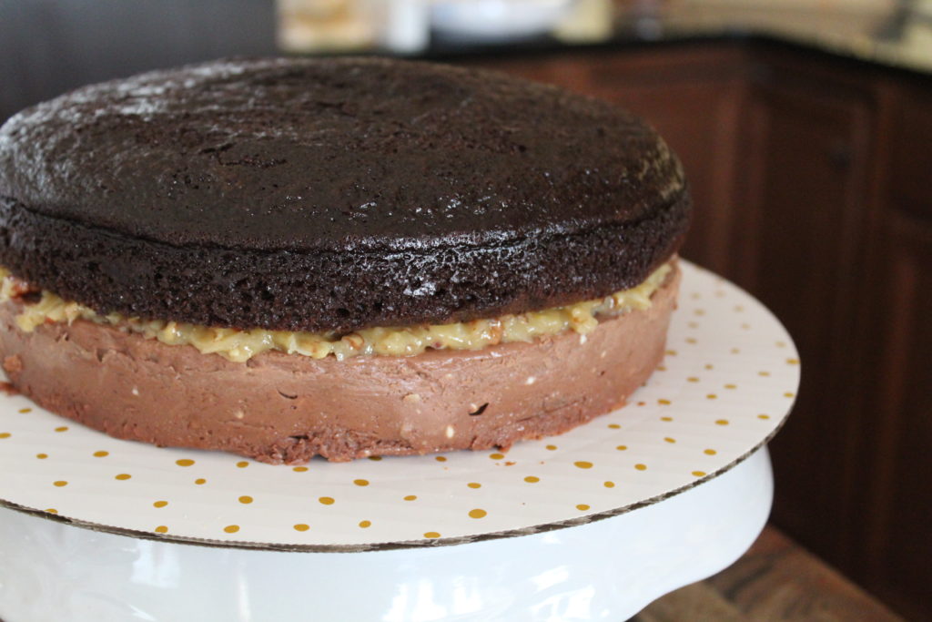 German Chocolate Cheesecake/cake - Recipes Inspired By Mom