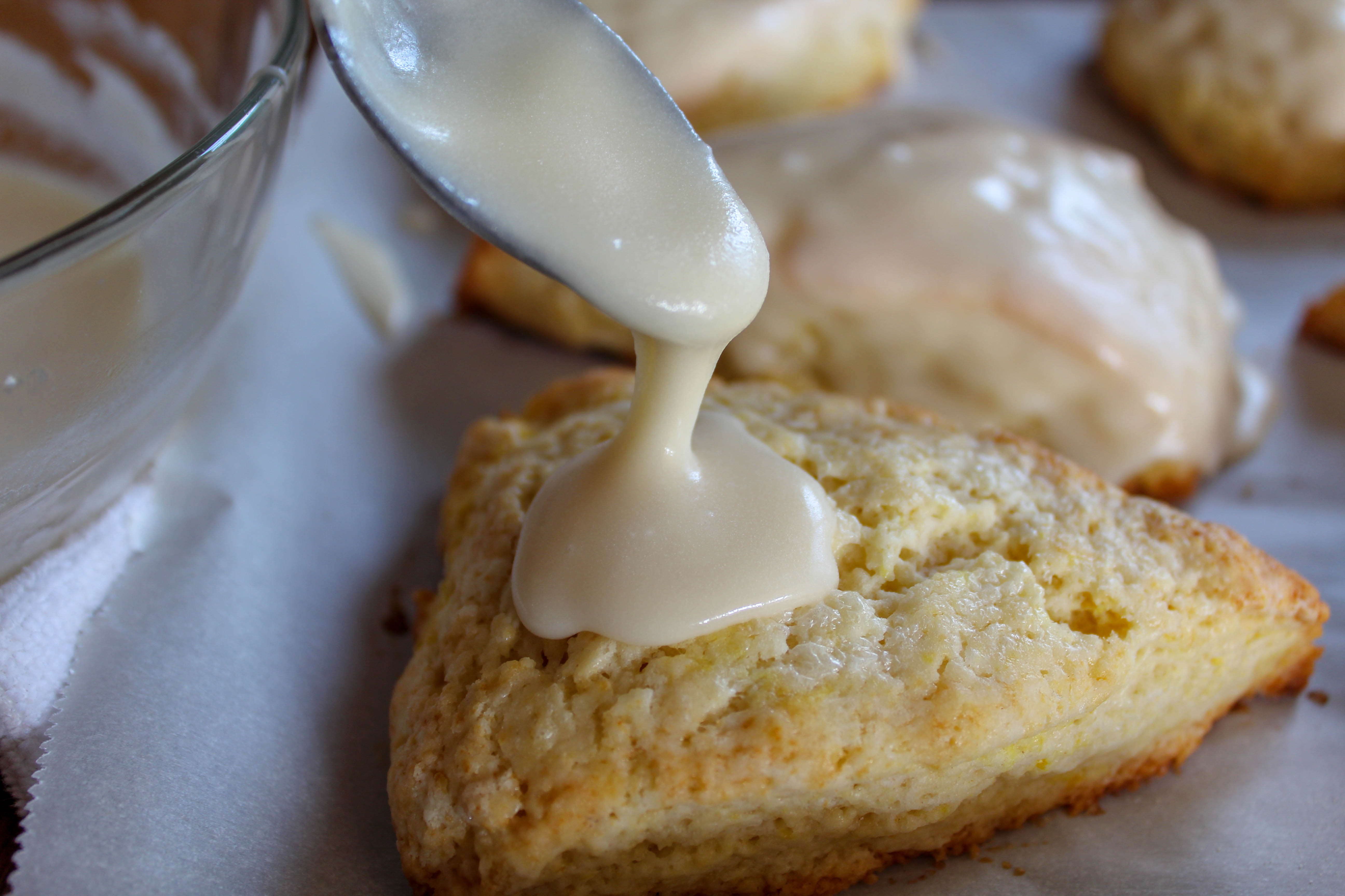 Lemon Cream Scones - Recipes Inspired by Mom