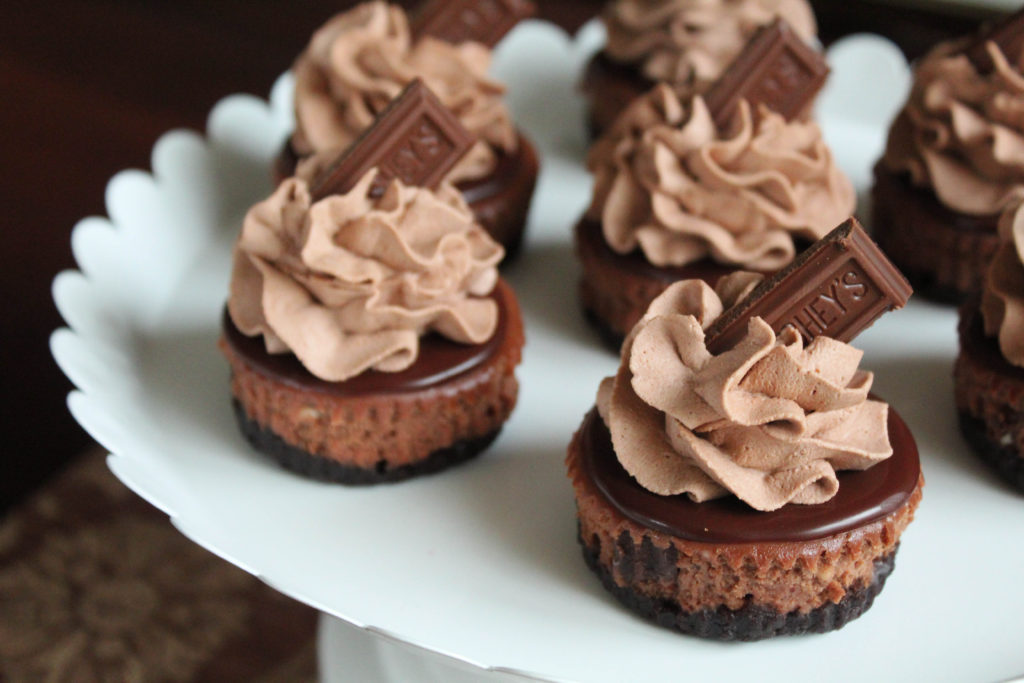 Death by Chocolate Mini Cheesecakes