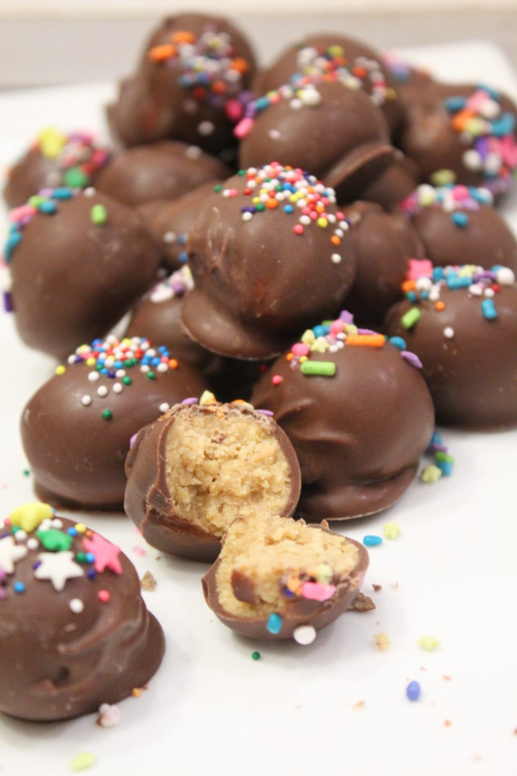 Chocolate Peanut Butter Balls - Recipes Inspired by Mom