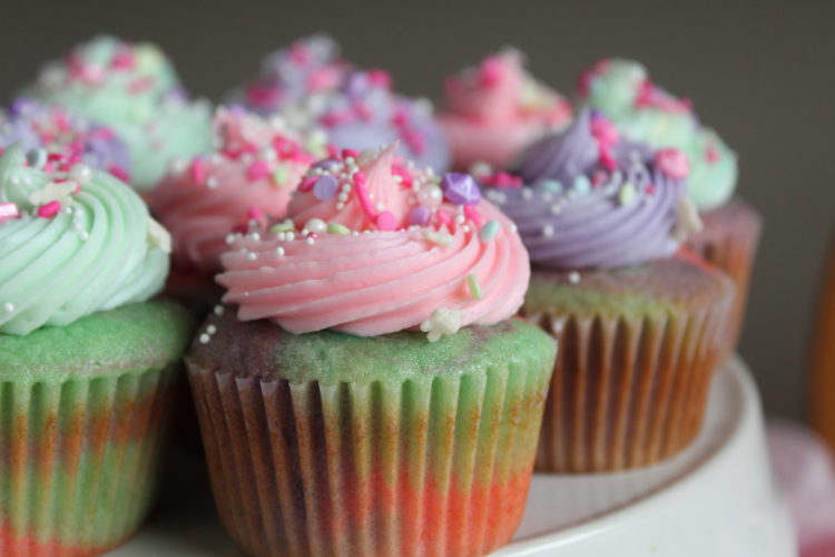 Pastel Swirl Cupcakes - Recipes Inspired by Mom