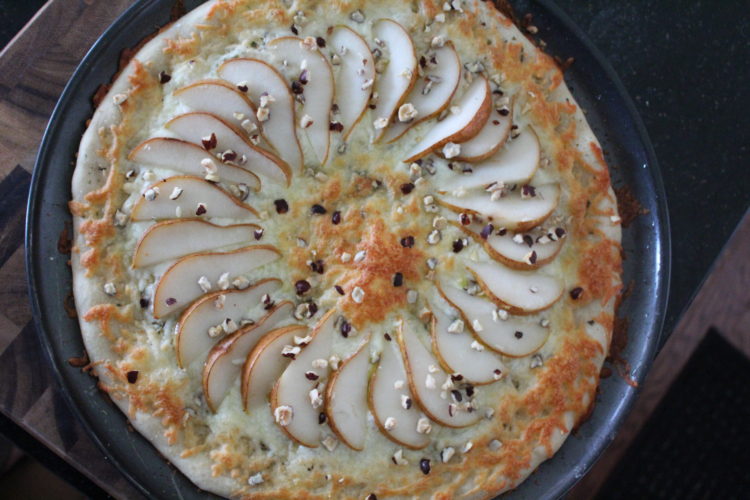 Pear and Gorgonzola Pizza - Recipes Inspired by Mom