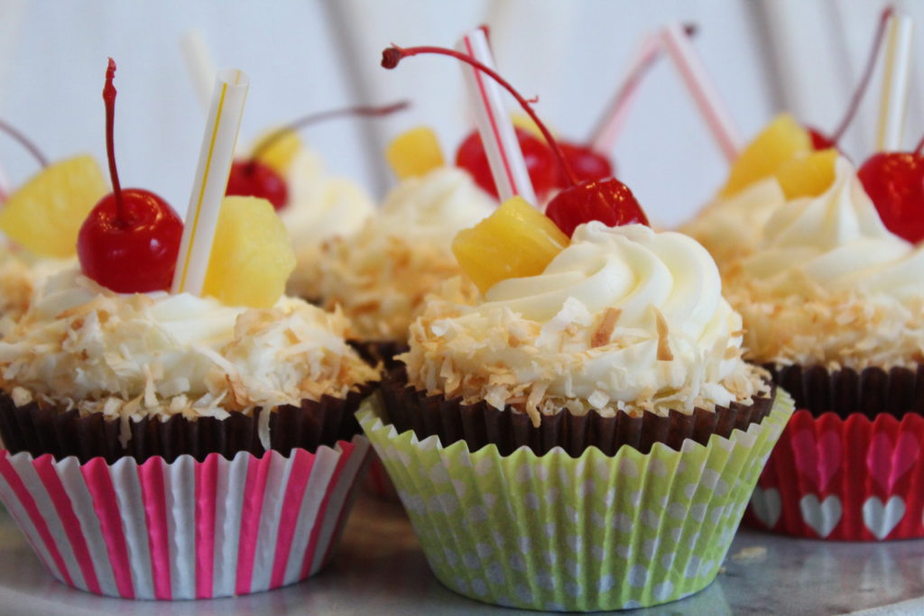 Pina Colada Cupcakes - Recipes Inspired By Mom