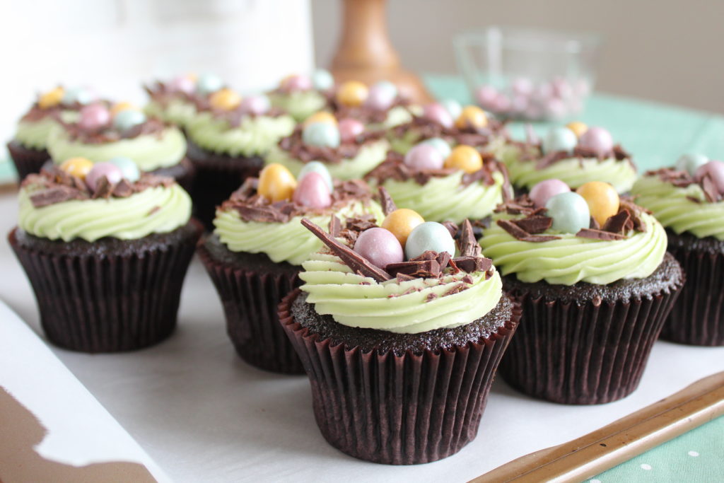Birds Nest Cupcakes - Recipes Inspired by Mom