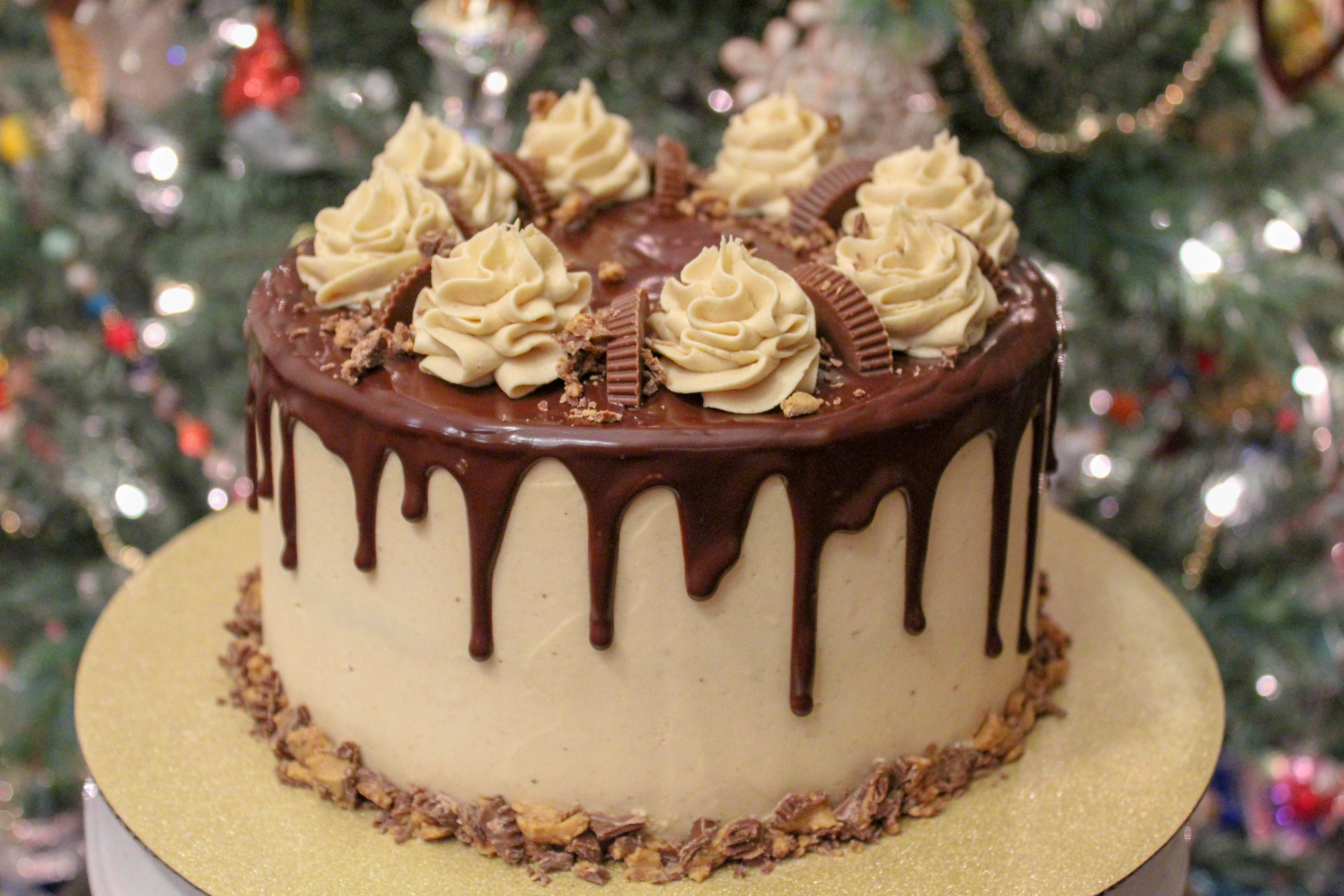 Chocolate Peanut Butter Cake - Recipes Inspired by Mom