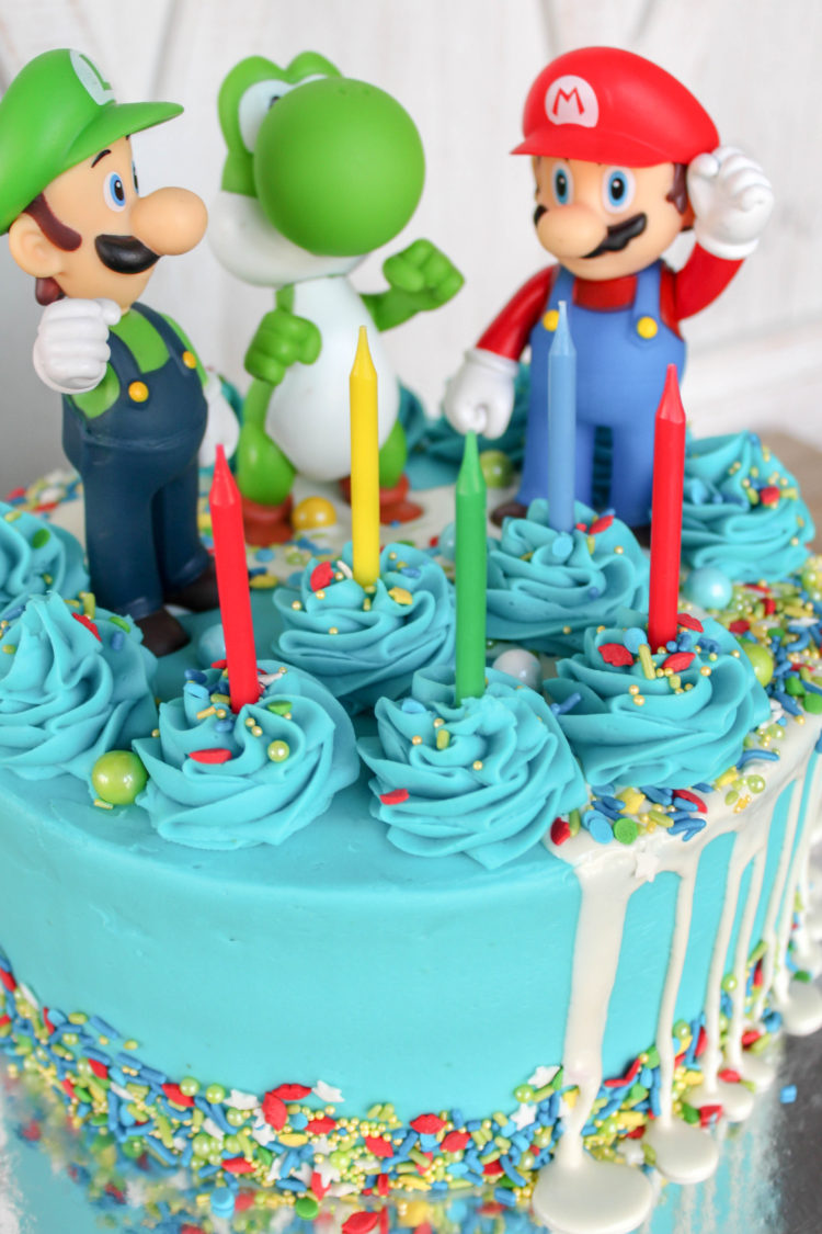 Super Mario Birthday Cake - Recipes Inspired by Mom