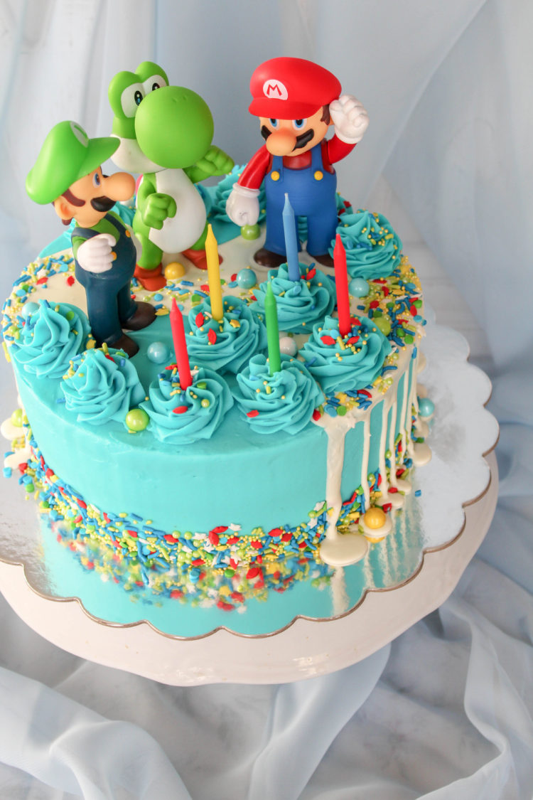 Super Mario Birthday Cake - Recipes Inspired by Mom