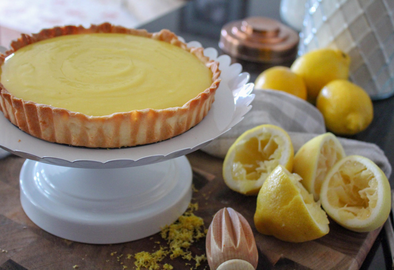 creamy lemon tart recipe