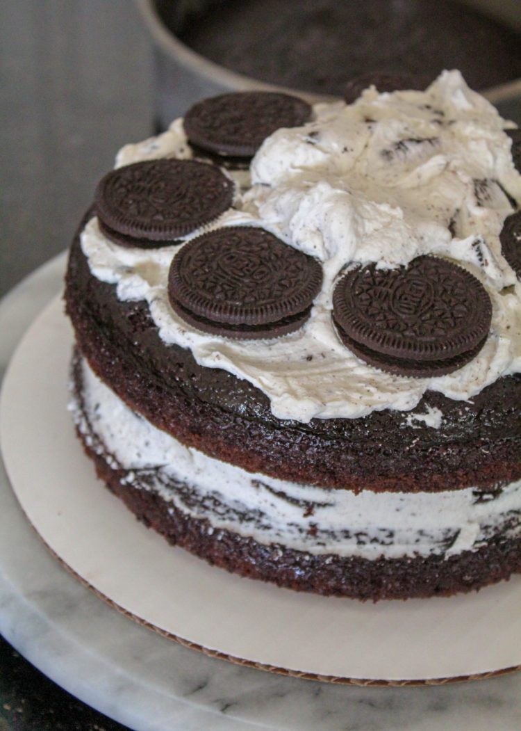 Oreo Cookies and Cream Cake - Recipes Inspired by Mom