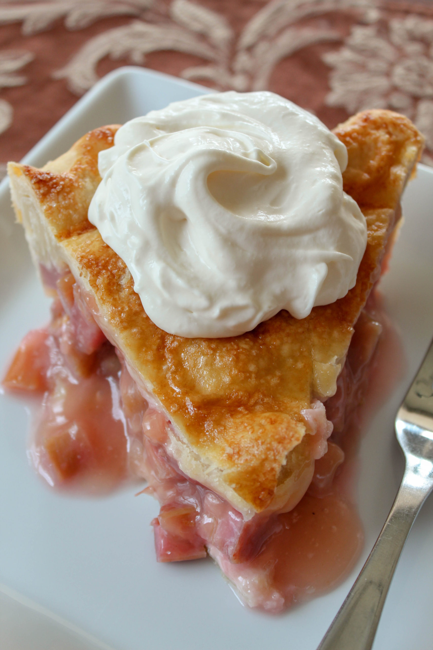 Fresh Rhubarb Pie - Recipes Inspired by Mom