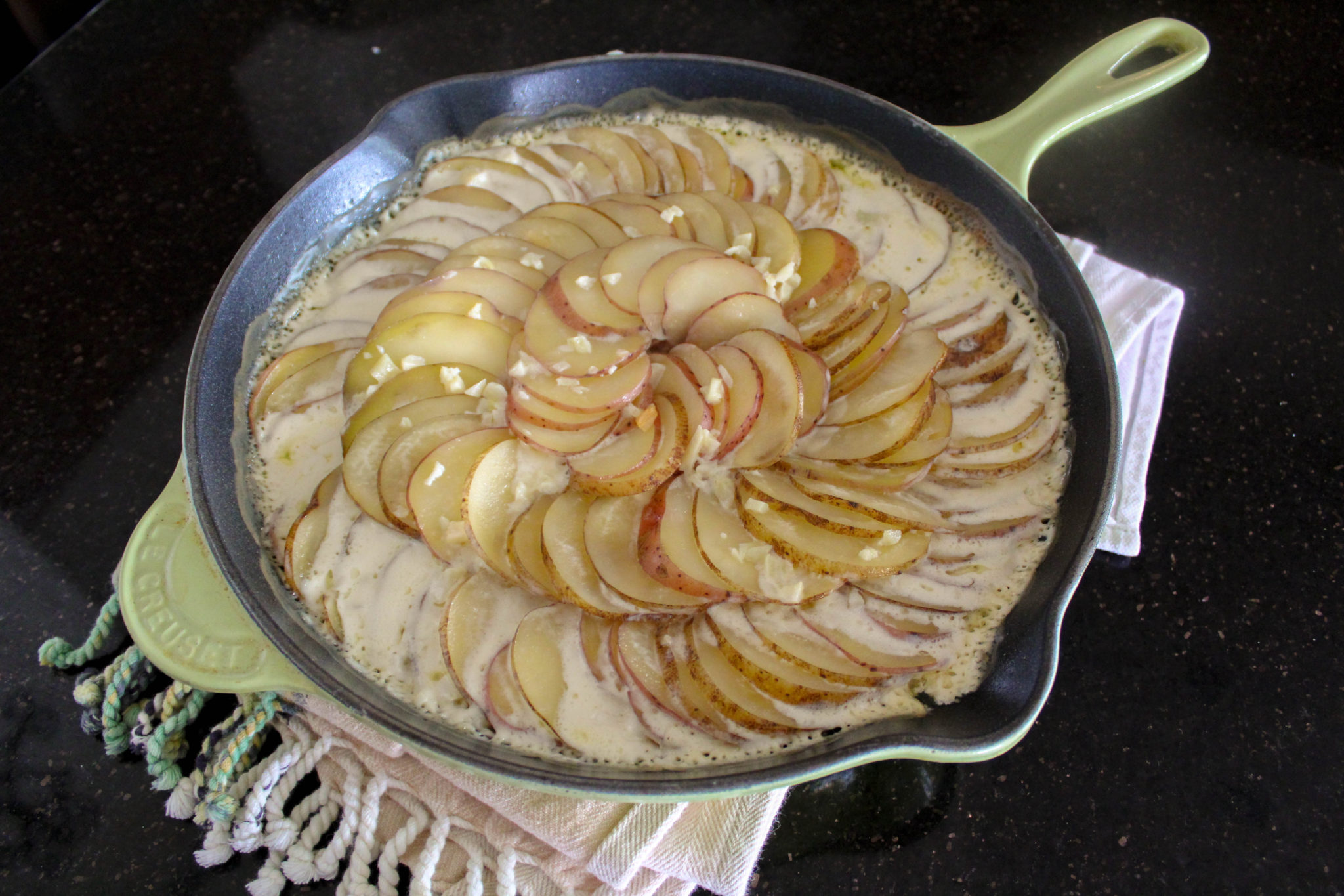 Crispy Parmesan Gruyere And Garlic Scalloped Potatoes Recipes