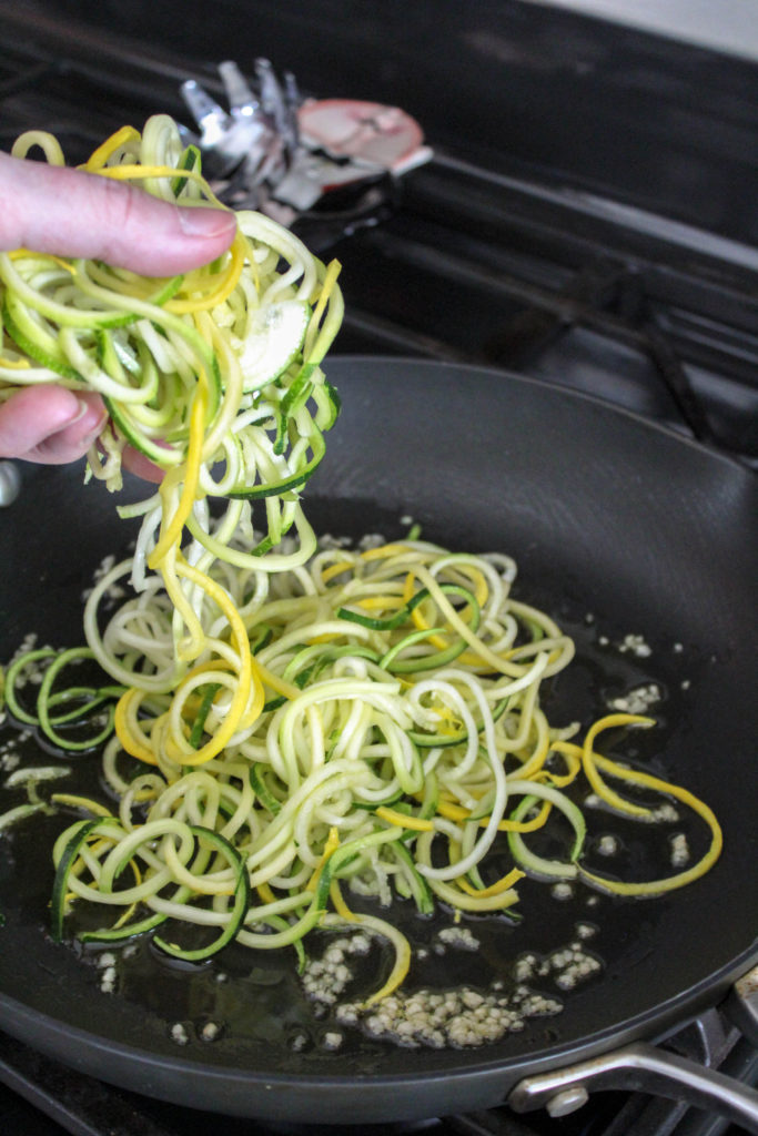 Lemon Pasta with Spiralized Veggies - Recipes Inspired by Mom